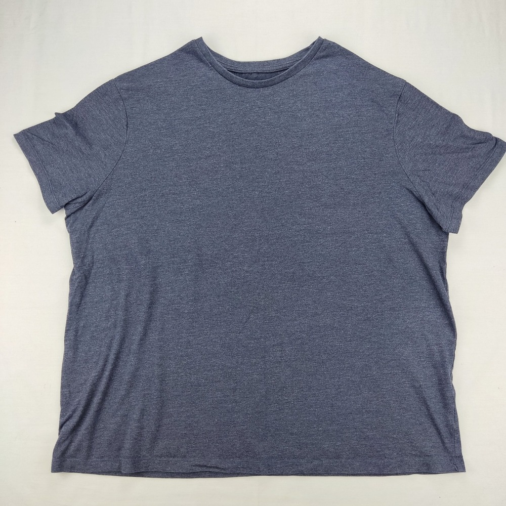 Goodfellow T-Shirt Men XXL Blue Every Wear Tee Standard Fit Short Sleeve Heather